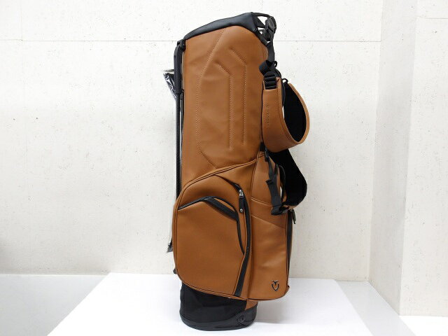 Rakuten - VESSEL VESSEL　PLAYER 5.0　HERITAGE　BROWN　ダブルストラップ 0 キャディバッグ スタンド おすすめ　ウィメンズ　送料無料