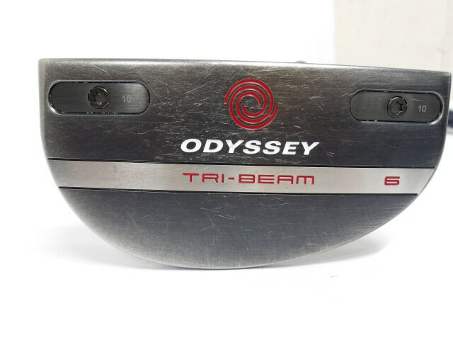 【お買い物マラソン！4月24日20時スタート！全品ポイント5倍！】オデッセイ TRI-BEAM 6M STROKELAB 70C RED[33] 3 パター スチールシャフト おすすめ メンズ 右 送料無料 中古クラブ