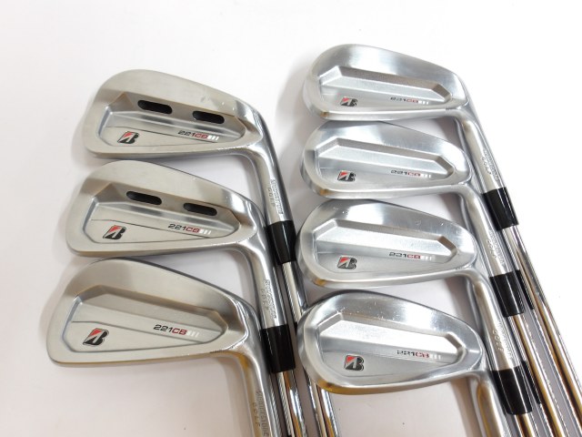 【お買い物マラソン！4月24日20時スタート！全品ポイント5倍！】ブリヂストン 221CB MODUS3TOUR105 7本セット S 32 アイアンセット セット スチールシャフト おすすめ メンズ 右 送料無料 中古クラブ
