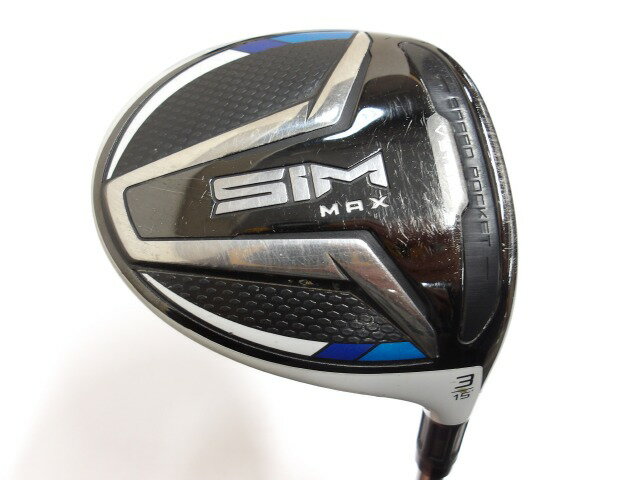 【お買い物マラソン！4月24日20時スタート！全品ポイント5倍！】テーラーメイド SIM MAX Diamana ZF60(JP) S 15 フェアウェイウッド カーボンシャフト おすすめ メンズ 右 送料無料 中古クラブ