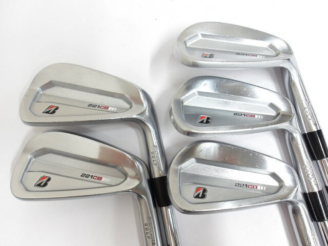 【新春ポイントアップ祭！1月1日0時スタート！全品ポイント10倍！】ブリヂストン 221CB DG S200 28 アイアンセット セット スチールシャフト おすすめ メンズ 右 送料無料 中古クラブ