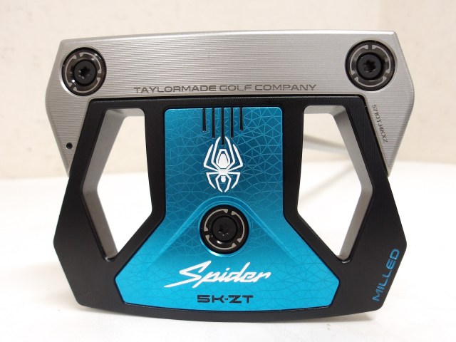 【スーパーセール！9月4日20時スタート！お得なクーポン配布中！】テーラーメイド SPIDER 5K-ZT KBS CT Putter 120 Stepless Black[34] 2.5 パター スチールシャフト おすすめ メンズ 右送料無料 中古クラブ