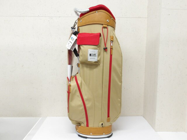 ASAHI Golf - 【新品】アサヒゴルフ TURF DESIGN　　TDCB-BF70　BE RD 0 キャディバッグ カート スタンド おすすめ　 送料無料