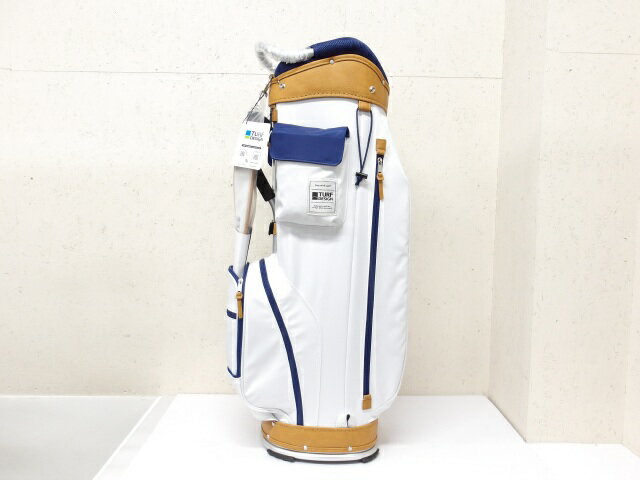 ASAHI Golf - 【新品】アサヒゴルフ TURF DESIGN　　TDCB-BF70　WH NV 0 キャディバッグ カート スタンド おすすめ　 送料無料