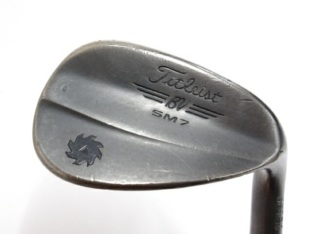 Rakuten - タイトリスト ボーケイSM7ジェットブラック52-08F DG TOUR ISSUE(JP) X100 52 ウエッジ スチールシャフト おすすめ メンズ 右 送料無料 中古クラブ
