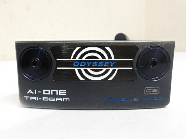 【お買い物マラソン！4月24日20時スタート！全品ポイント5倍！】オデッセイ Ai-ONE TRI-BEAM DOUBLE WIDE CS STROKELAB 90[34] 3 パター スチールシャフト おすすめ メンズ 右 送料無料 中古クラブ