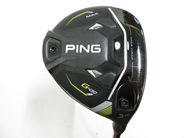 ピン G430 MAX PING TOUR 2.0 BLACK 65(JP) S 15 フェアウェイウッド カーボンシャフト おすすめ メンズ 右 送料無料 中古クラブ