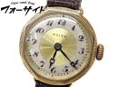 3F R.W.C.LTD/ロレックス・ウォッチ・ カンパニー■アンティーク 525A K9 9金 イエローゴールド 手巻き 時計∞レディース 29S