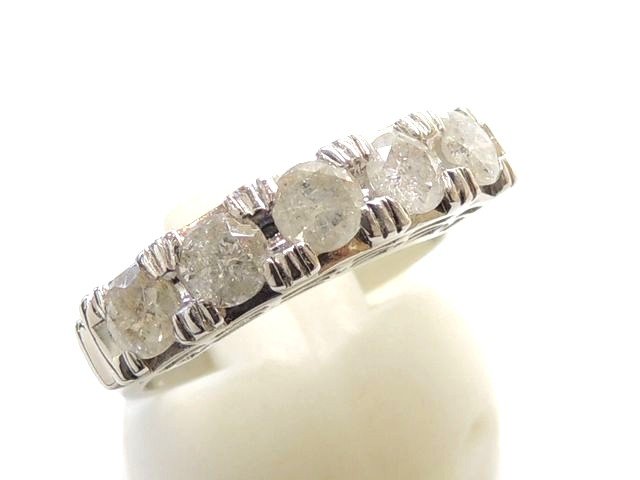 樂天商城 - Pt900 プラチナ ダイヤ 1.00ct リング ■ 5.3g 11号 レディース ダイヤモンド 指輪 □4H4J