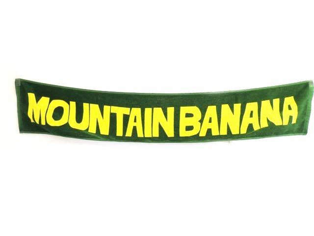 1番 送料無料 新品同様品 ザ・クロマニヨンズ(THE CRO-MAGNONS) MOUNTAIN BANANA マフラータオル ■ ツアー イエロー バナナ□5C