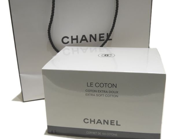 未開封品 シャネル オーガニック コットン 100枚入り ◇ LE COTON レディース ▼ ショップ袋付き CHANEL 5D