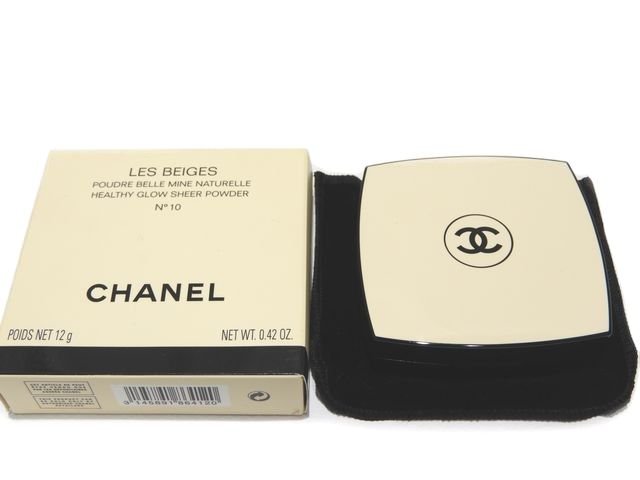 未使用 シャネル フェイスパウダー 12g ◆ レ ベージュ プードゥル ベルミン No10 コスメ 化粧品 ▼ CHANEL LES BEIGES レディース 5Eのサムネイル