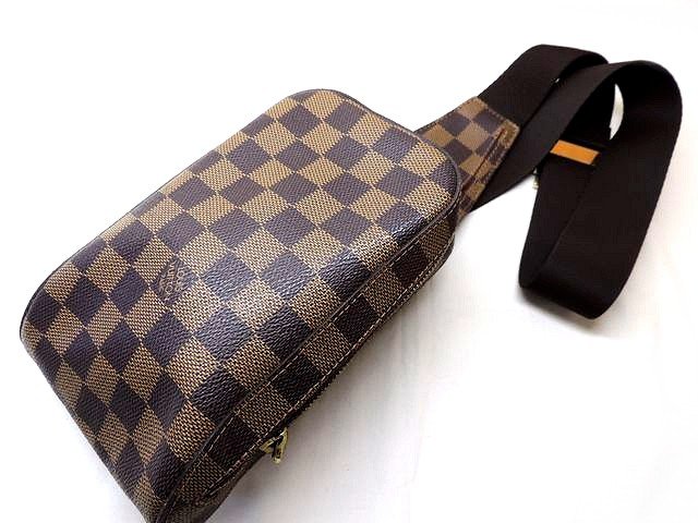 ヴィトン ジェロニモス ■ N51994 CA1003 ダミエ ボディバッグ ウエストポーチ 旧型 メンズ レディース LOUIS VUITTON □5I