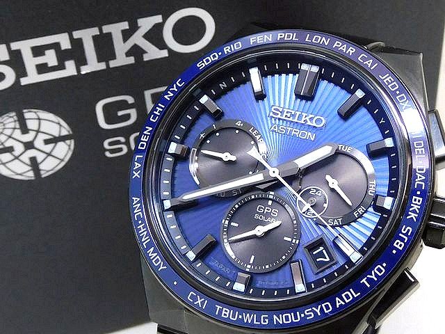 新品同様 セイコー アストロン 時計 ■ SBXC121 ネクスター NEXTER チタン ブラックカラー 電波ソーラー 腕時計 □ SEIKO ASTRON 5K