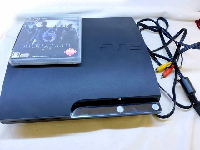 PS３ プレイステーション3 本体 CECH-2000B ■ ゲームソフト バイオハザード6 付き PS3 プレステ3 □5L