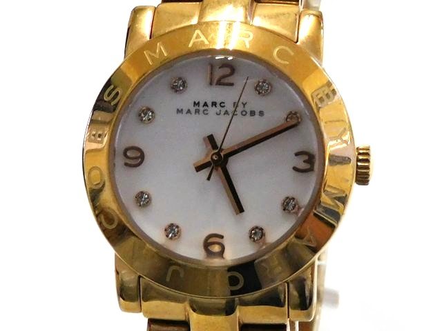 マークバイマークジェイコブス MARC BY MARC JACOBS マークバイマークジェイコブス腕時計 ■ MBM3078 ウォッチ レディース 時計 ゴールド □ 6C ニ10