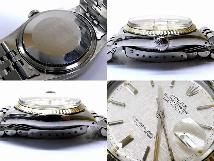 ロレックス 時計 ■ 16014 736～ デイトジャスト シルバー モザイク 文字盤 自動巻き メンズ ROLEX □6C マ41000