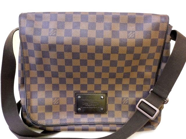 ヴィトン ショルダーバッグ ■ N51211 SR0160 ブルックリン MM ダミエ メッセンジャーバッグ メンズ レディース Louis Vuitton □6C キ1000