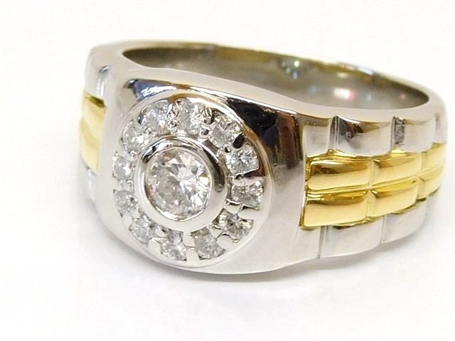 本物の 楽天市場】k18 中古(指輪・リング|メンズジュエリー その他