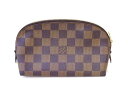 ヴィトン N47516 CA1016 ■ ダミエ ポシェット・コスメティック コスメポーチ 化粧入れ Louis Vuitton □6J(4)