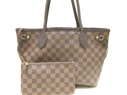 まだ美品 LOUIS VUITTON ヴィトン ネヴァーフルPM ポーチ付き トートバッグ ☆ N41359 ダミエ エベヌ ブラウン AR3164 レディース ▼7C まだ美品 LOUIS VUITTON ヴィトン ネヴァーフルPM ポーチ付き トートバッグ ☆ N41359 ダミエ エベヌ ブラウン AR3164 レディース ▼7C
