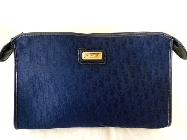 Christian Dior クラッチバッグ 紺系(総柄) 4503025Y0010 楽天市場】ネイビー(ブランドディオール)(クラッチバッグ