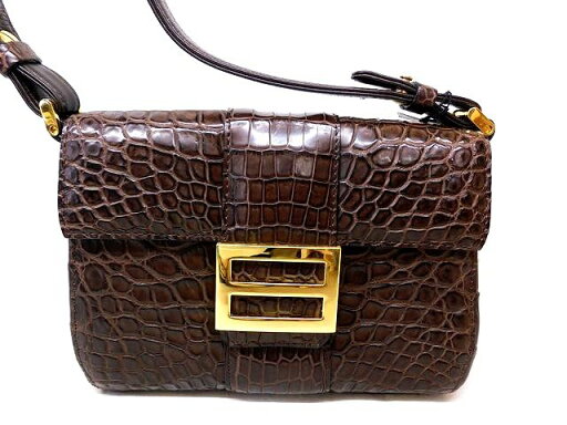 deART ■ クロコダイル ミニ ハンドバッグ マットクロコ 茶 ブラウン×ゴールド金具 レディース バッグ □ 7E deART ■ クロコダイル ミニ ハンドバッグ マットクロコ 茶 ブラウン×ゴールド金具 レディース バッグ □ 7E