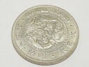 2/ 美品 一圓銀貨 明治十五年 ◇ 新1円銀貨 大型 古銭 コレクション品 約26.5g / 約38.5mm ▼ 7D