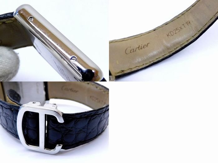 Cartier カルティエ ■ タンクソロ SM W1018255 クォーツ レディース 腕時計 ウォッチ 2716 □7D7E