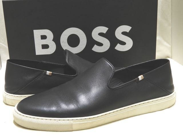 【関税込み】BOSS ネイビー スリッポン 楽天市場】スリッポン(ブランドヒューゴ・ボス)の通販