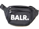 美品 ボーラー BALR ■ ボディバッグ ショルダーバッグ メンズ 黒 ブラック ウエストポーチ □ 7G(4)