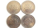 ※送料無料※ 8 コレクター必見!! シエラレオーネ 1レオーネ ■ 1964-1974 国章ライオン 4枚セット 海外コイン 古銭 アンティ □ 7G