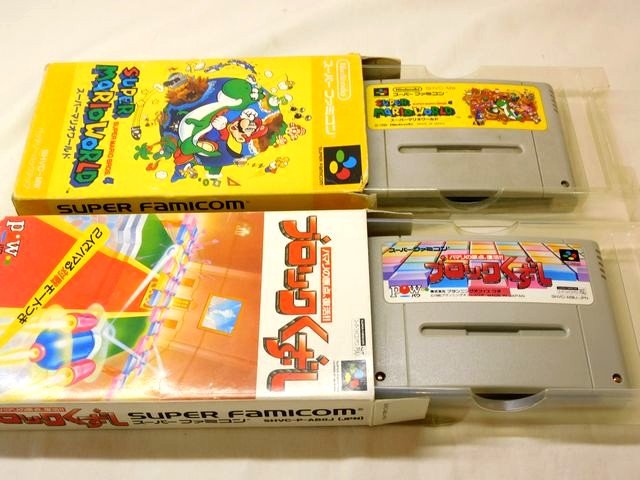 箱付きあり スーパーファミコン ソフト ■ スーパーマリオワールド スーパーマリオカート ブロックくずし スーパードンキーコング 等 □7G