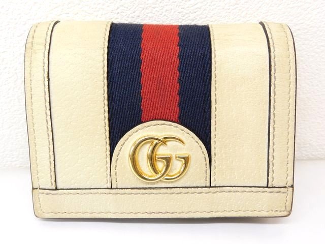 樂天商城 - グッチ 523155 ■ レザー コンパクトウォレット 財布 レディース GUCCI □7G7H