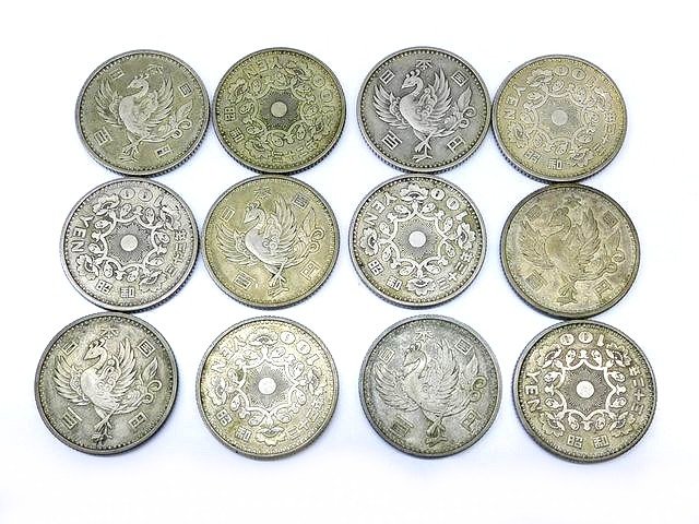 1982年 500円記念硬貨 鳳凰デザイン 1982年 500円記念硬貨 鳳凰