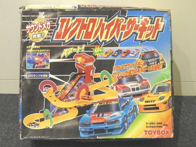 4/ 通電確認済み エレクトロハイパーサーキット サウンドメカ搭載 ◇ TOYBOX ヴィンテージおもちゃ 玩具 マシン ▼7G