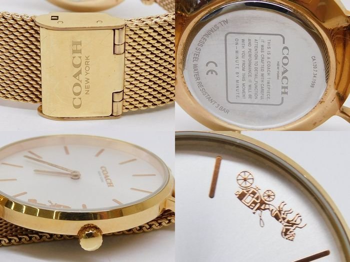 コーチ 時計 ■ CA.120.7.34.1599 ゴールド系 レディース クォーツ 腕時計 COACH □7H7I