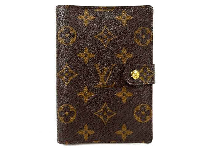 ヴィトン ■ R20005 SP1000 アジェンダPM 手帳 モノグラム ブラウン メンズ レディース LOUIS VUITTON □7I