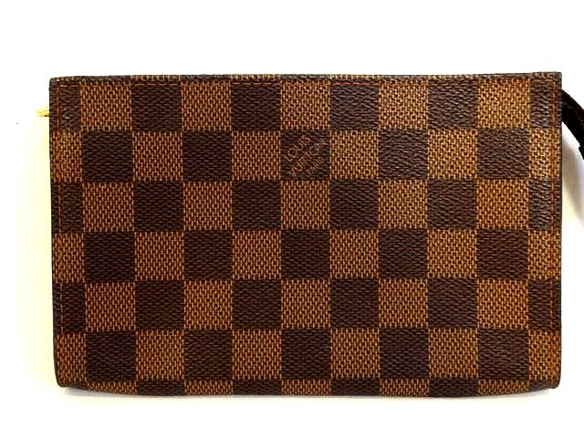 2番 3F 美品 ヴィトン ■ N42240 ダミエ バケット 付属 ポーチ SP0020 ファスナー式 バケツ Louis Vuitton □7I