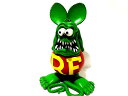 ラットフィンク ビッグスタチュー ◆ MOONEYES ムーンアイズ RATFINK 約30cm エド・ロス アメリカ ネズミ アーティスト□7I