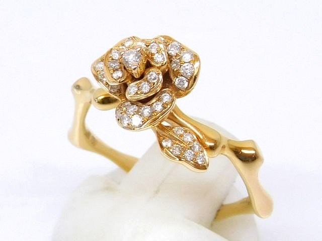 パパひつじ‼️売り切り‼️美品❣️14Kダイヤモンド❣️花モチーフ リング 楽天市場】フラワー ダイヤ リング 中古の通販