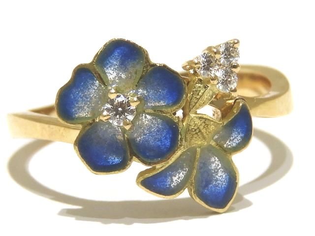 中嶋邦夫先生の花モチーフ エナメル ペンダントトップ 中嶋邦夫先生の花モチーフ エナメル ペンダントトップ 750 中嶋邦夫