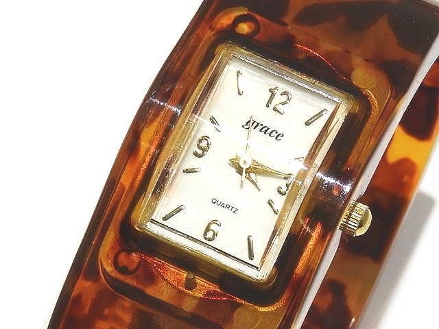 楽天市場】べっ甲（レディース腕時計｜腕時計）の通販