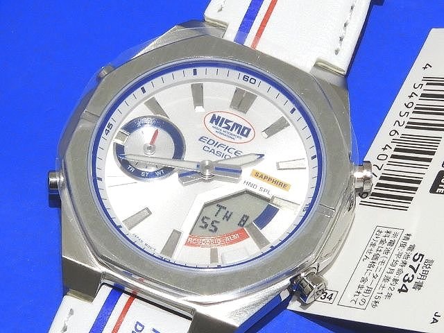 3F 未使用品 カシオ エディフィス × ニスモ メンズ 時計 ☆ ヘリテージエディション ECB-S10NIS-7AJR CASIO EDIFICE NISMO 電波 ▼8A(2.0)