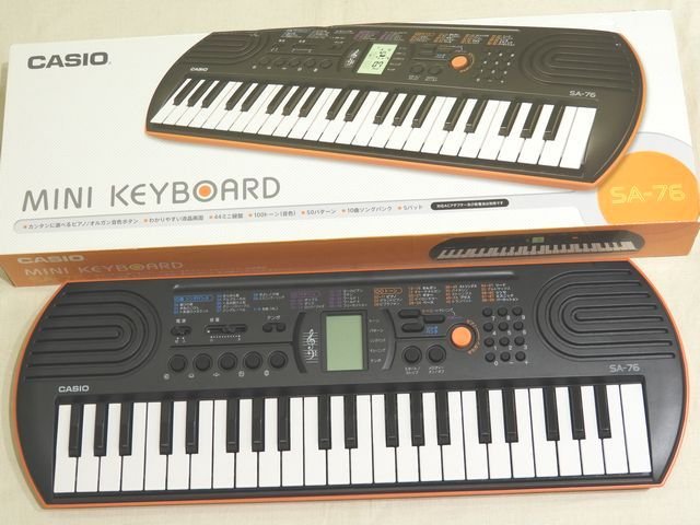 楽天市場】カシオ ミニキーボード sa－76の通販