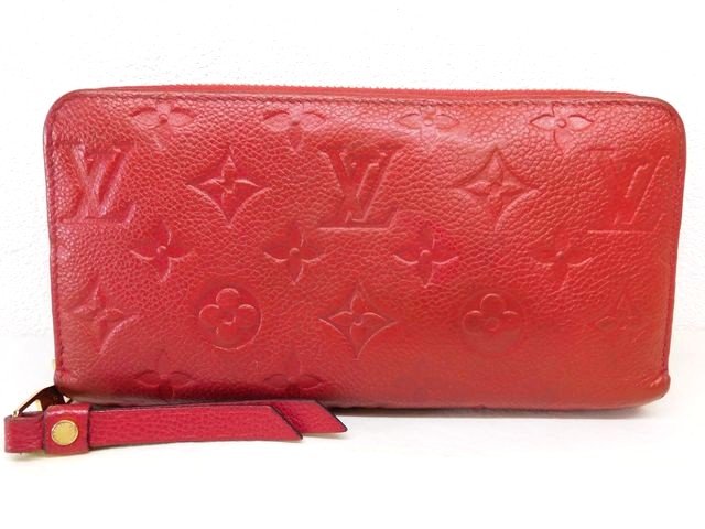 LOUISVUITTON ルイヴィトン アンプラント レッド 長財布 極美品！ ジッピー・ウォレット ルイヴィトン LOUIS VUITTON モノグラム アン