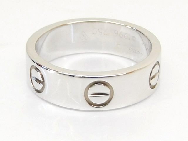 新品同様 CARTIER カルティエ ■ ラブリング 指輪 10.5号(51) K18 WG ホワイトゴールド レディース □ 7L8A●