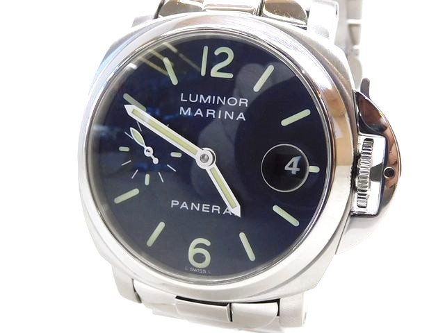 パネライ(PANERAI)ルミノール マリーナ 40mm PAM00050 ■ メンズ 自動巻き ス ...