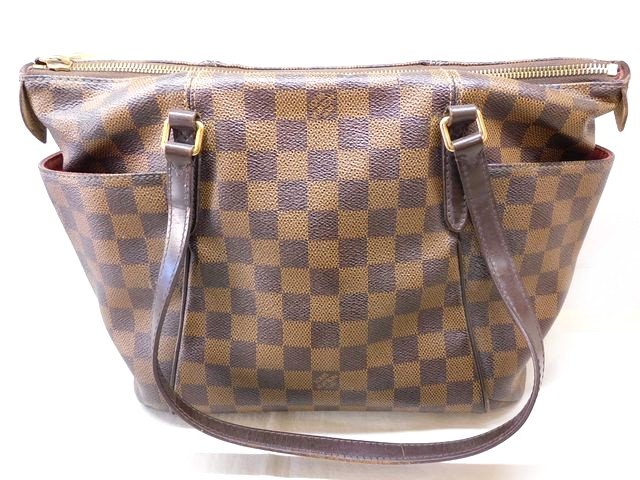 ヴィトン N41281 DU4155 ■ トータリー MM トートバッグ ダミエ 使用感あり レディース □ LOUIS VUITTON 8C