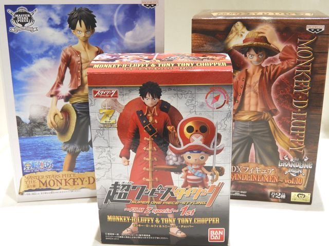 未開封品 ワンピース フィギュア 3点セット ◇ ルフィ 超ワンピーススタイリング/MA...